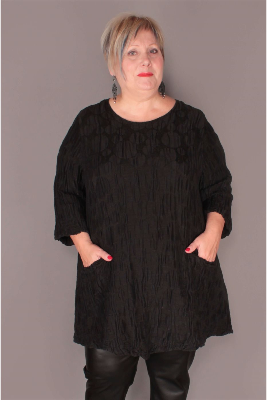 Blouse Soie Lin Noire Blouse Soie Lin Noire
